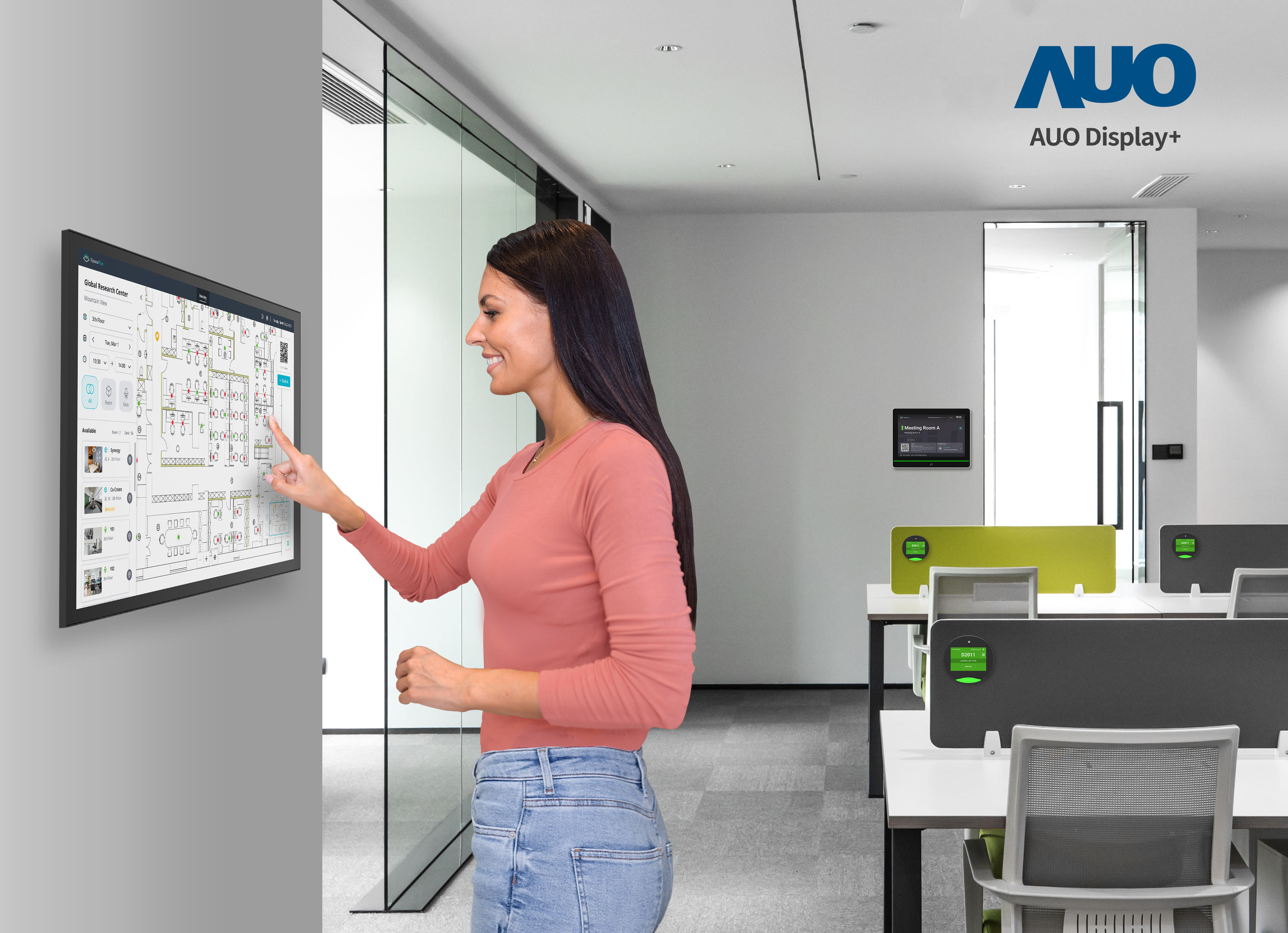 达擎会议空间管理解决方案可应用于空间预约和管理流程，将办公空间的查询、预约和保留等流程自动化，为用户提供更灵活、弹性的工作模式