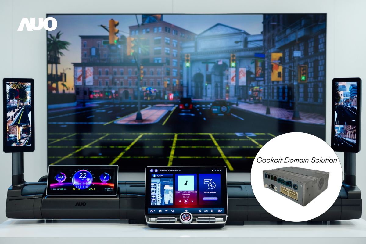 友達「智慧座艙域控解決方案」可做為車內運算的核心平台，驅動創新人機介面與豐富的座艙應用，獲得台灣精品標誌肯定