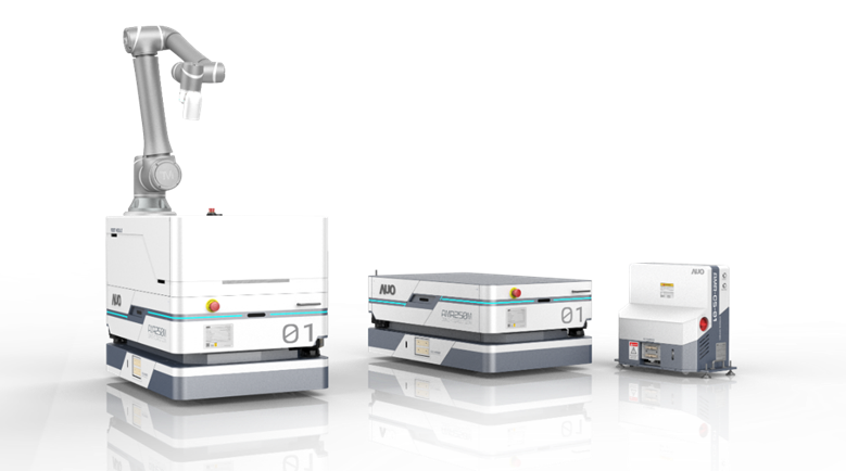 友達數位開發的自主式移動機器人（AMR250M），搭配全向輪並結合AI演算法、2D LiDAR、3D攝影機等技術，協助客戶實現產線全自動化